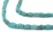 TheBeadChest Faceted Turquoise Stone Beads 6x4mm Afghanistan Blue Gemstone 16 Inch Strand